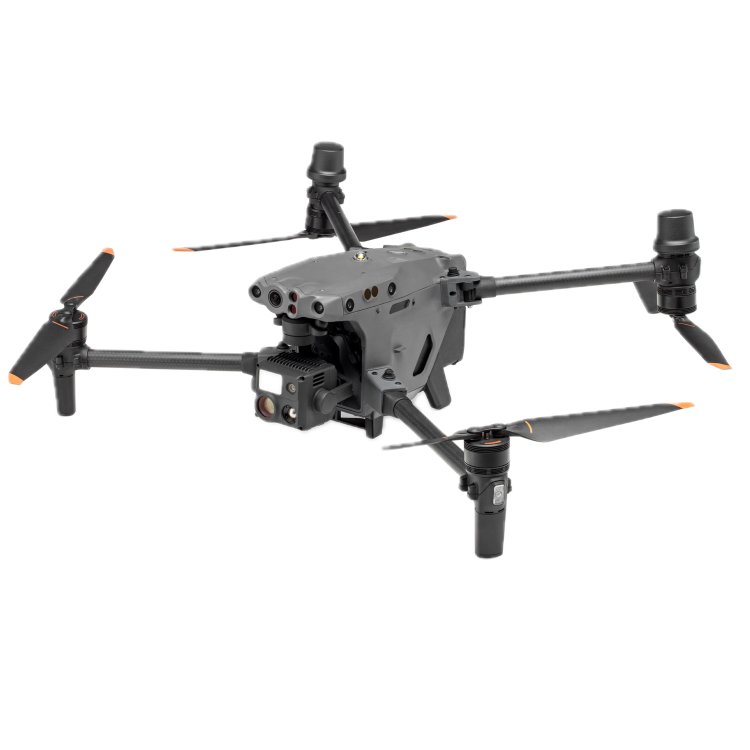 DJI Matrice 30T s termovizní kamerou a laserovým dálkoměrem
