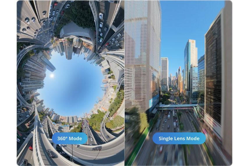 dji avata 360 - snímání