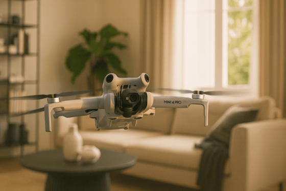 dronpro_indoor lítání s dronem