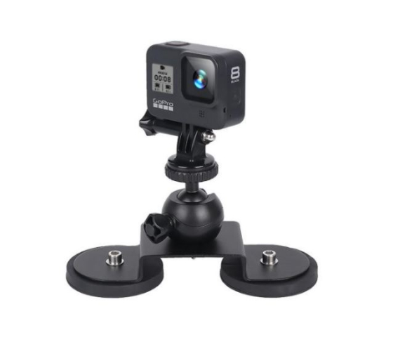 Magnetický držák akční kamery na auto (střední)
