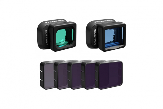 Freewell sada filtrů s širokoúhlým a anamorfickým objektivem na dron DJI Mini 4 Pro