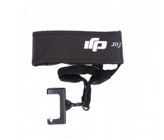 Široký popruh s karabinou na dálkový ovladač