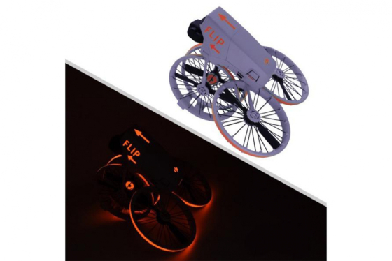 Luminiscenční samolepka na dron DJI Flip (oranžová)