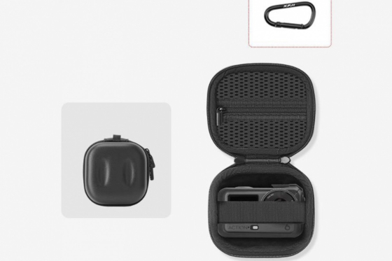 Pouzdro pro akční kameru DJI Osmo Action 6 / Insta360 Ace Pro 2 - černé