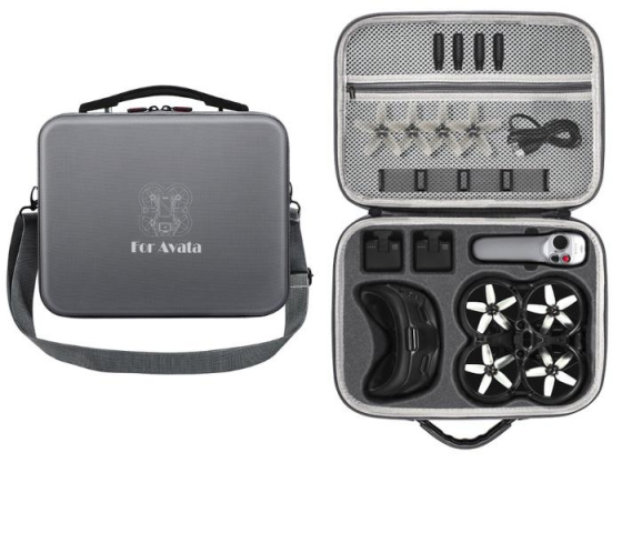 Šedé pouzdro na dron DJI Avata a FPV Goggles V2