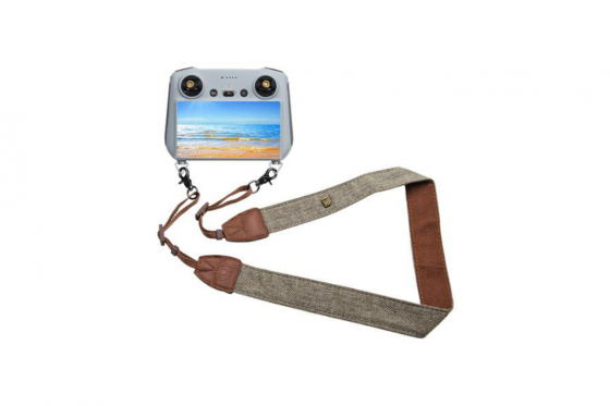 Hnědý široký popruh na dálkový ovladač DJI RC / RC Pro