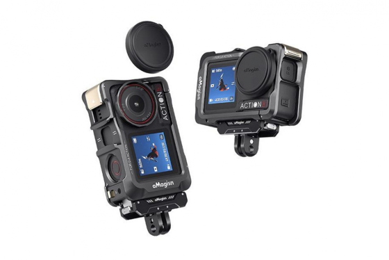 Vertikální a horizontální magnetický rám na kameru DJI Osmo Action 3 / 4 / 5 Pro