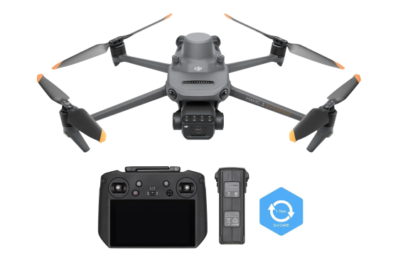 DRON DJI Mavic 3M ze předu, baterie, DJI RC Pro Enterprise  DRONPRO.jpg