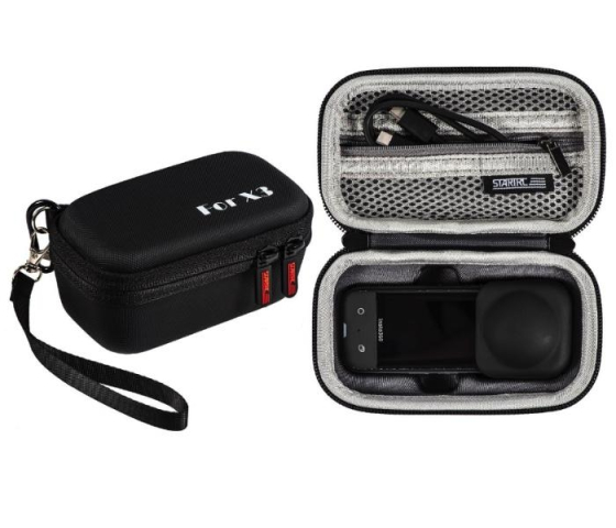 Černé mini pouzdro na kameru Insta360 X3