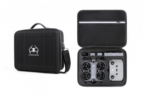 Černé velké nylonové pouzdro přes rameno pro dron DJI Neo 2 (DJI RC-N3)