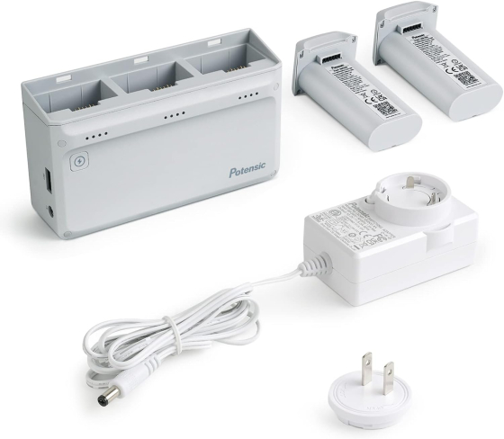 Potensic rychlonabíjecí stanice 60W More Power na Atom 4K SE + adaptér + 2 baterie