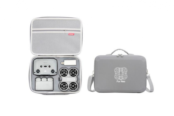 Šedé PU pouzdro na dron DJI Neo