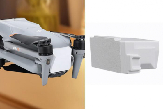 Protiprachový kryt prostoru na baterii DJI Air 3 / Air 3S