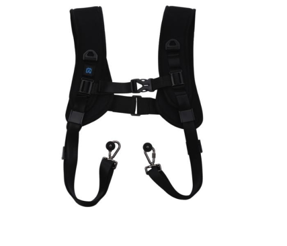 Popruh na ramena pro dva fotoaparáty