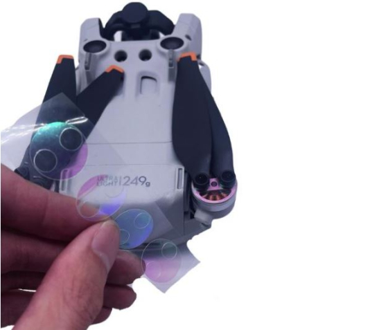 Transparentní chrániče motoru DJI Mini 2 / Mini 2 SE / Mini SE / Mini 3 / Mini 3 Pro / Mini 4 Pro