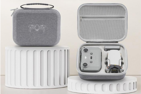 Malé šedé pouzdro na dron DJI Mini 2 / Mini 2 SE / Mini 4K