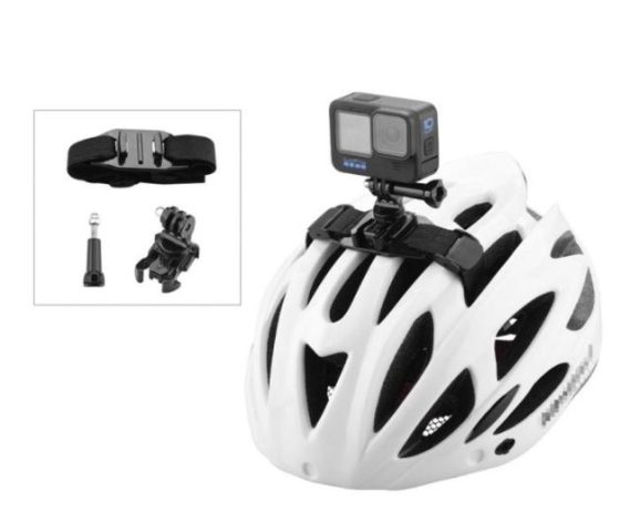 Držák akční kamery na helmu