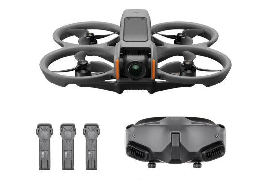 DRON DJI Avata 2 (ze předu) 3 baterie, goggles n3 | DRONPRO