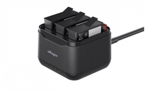 3v1 nabíjecí hub pro kameru DJI Osmo 360 / Action 5 Pro