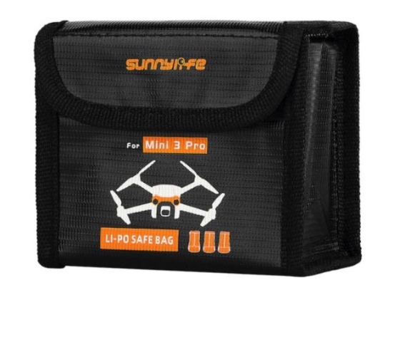 Ohnivzdorný obal na tři baterie DJI Mini 3 / Mini 3 Pro / Mini 4 Pro / Mini 5 Pro