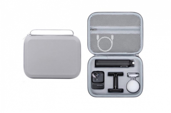 Šedé PU pouzdro pro kameru Insta360 GO Ultra