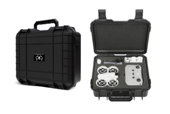 Černý odolný kufr na dron DJI Neo + RC Motion 3