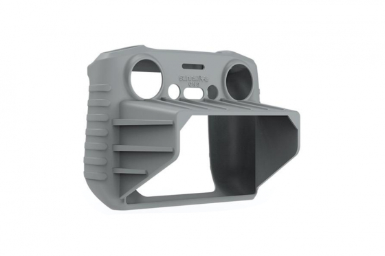 2v1 šedý silikonový kryt a sluneční clona na DJI RC 2