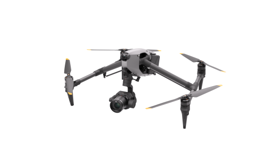 DJI Inspire 3 ze předu ze strany DRONPRO