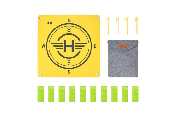 Skládací přistávací podložka s odrazkami 55cm