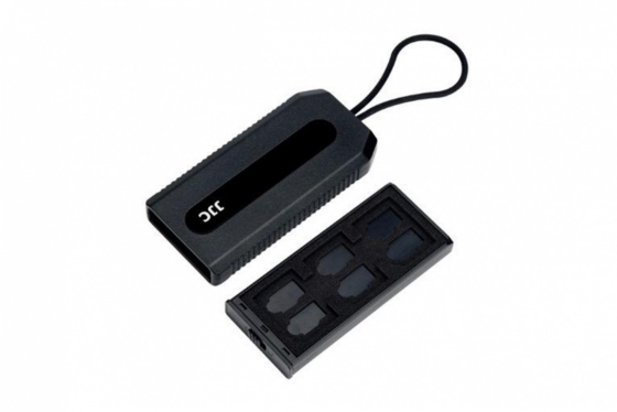 Dvojstranný úložný box na paměťové karty (6 SD + 12 MicroSD)