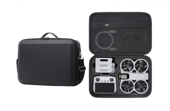 Černé PU pouzdro pro DJI Avata 360 (DJI RC 2) uvnítř.jpeg