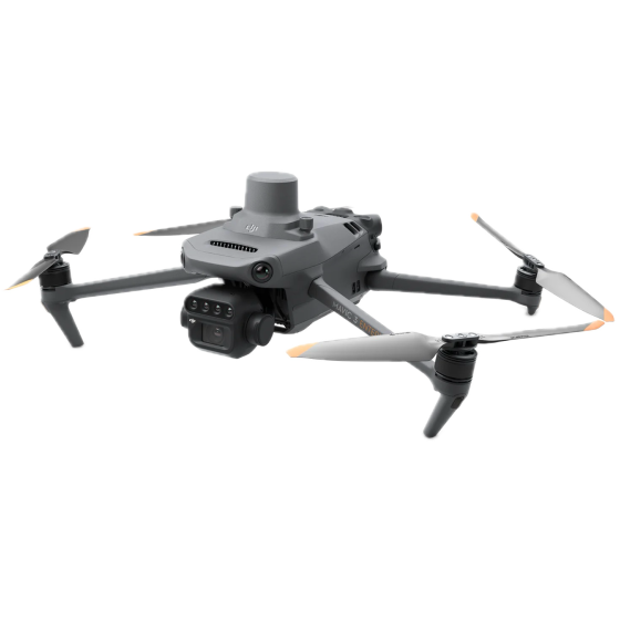 DRON DJI Mavic 3M ze předu, ze strany DRONPRO