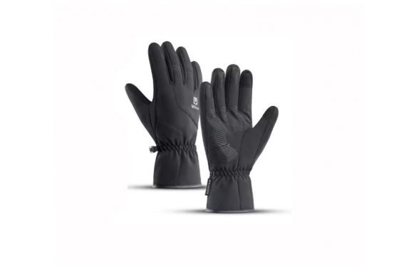 Protiskluzové zateplené dotykové rukavice (L)