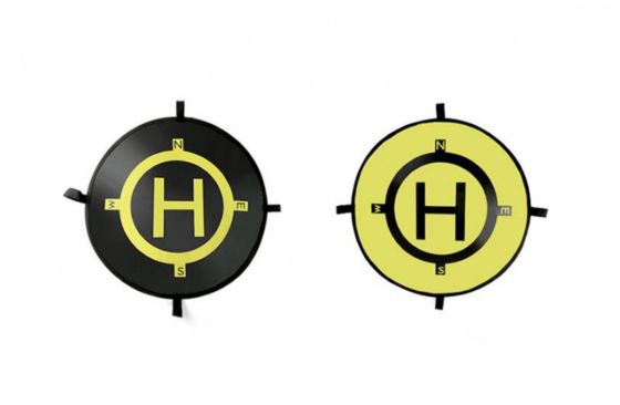 Přistávací plocha 75 cm (černá + žlutá)