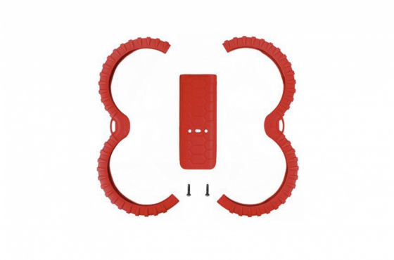 Chránič horního rámu a chránič pro ochranné oblouky na DJI Avata 2 - červený