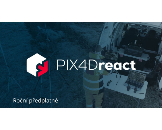 PIX4Dreact - roční předplatné