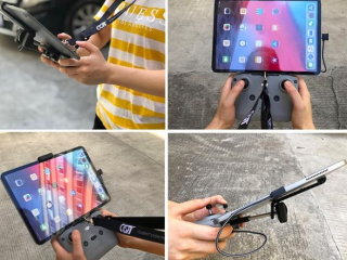 Držák tabletu na dálkový ovladač (pro 9,7 až 11 palcové tablety)