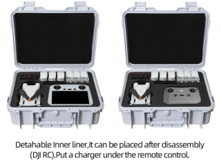 Bílý odolný kufr na dron DJI Mini 3 / Mini 3 Pro