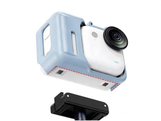 Modrý ochranný rám pro kameru Insta360 GO Ultra - detail.jpeg