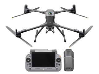 DRON DJI Matrice 400 ze předu, baterie, DJI RC 2 Enterprise  DRONPRO