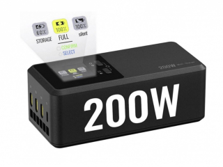 Inteligentní 200W nabíječka baterií s úložným režimem pro DJI Matrice 4T / Matrice 4E