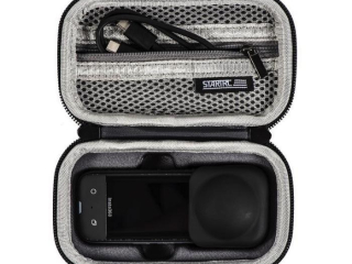 Černé mini pouzdro na kameru Insta360 X3
