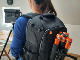 Batoh Rollei pro LiDAR kameru Matterport Pro 3