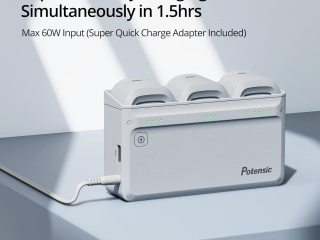 Potensic rychlonabíjecí stanice na tři baterie pro dron Atom 4K