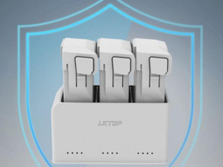 Dvoucestný nabíjecí hub s LED světlem 3v1 pro dron DJI Mini 3 Pro / DJI Mini 4 Pro