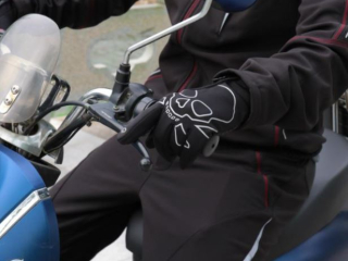 Černé fotografické rukavice (XXL)