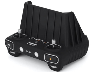 2v1 černý silikonový kryt a sluneční clona na DJI RC