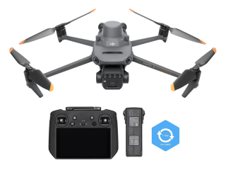 DRON DJI Mavic 3M ze předu, baterie, DJI RC Pro Enterprise  DRONPRO.jpg