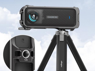 Vertikální a horizontální rám s ochranou objektivu na kameru Insta360 X4