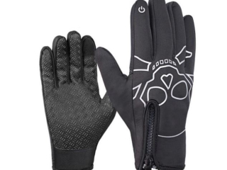 Černé fotografické rukavice (XXL)